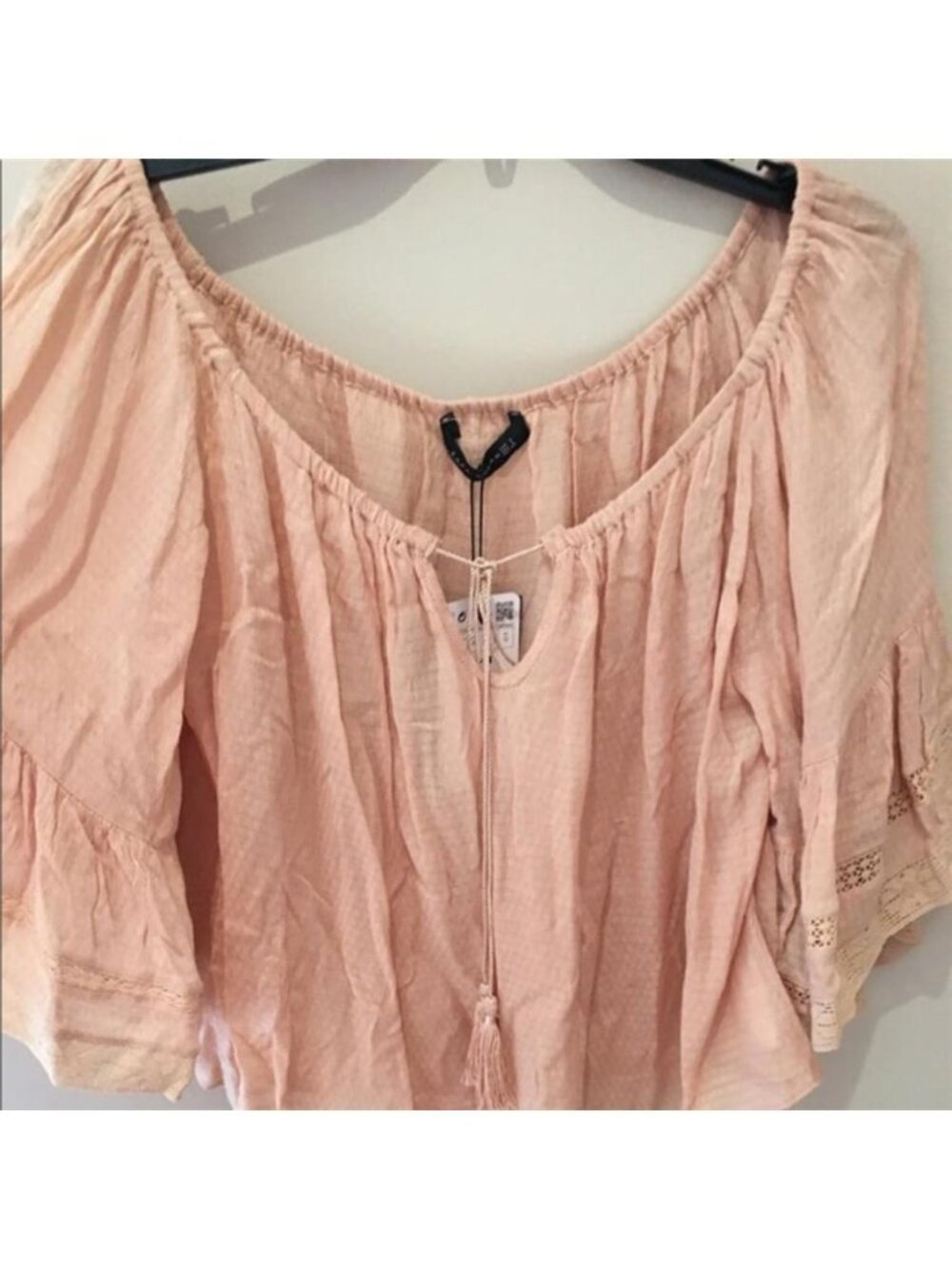 Zara Women's peach Blouse